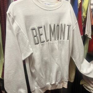 Belmont White Sweatshirt Womens Small